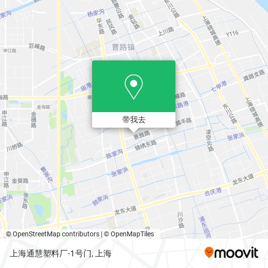 上海通慧塑料厂-1号门地图