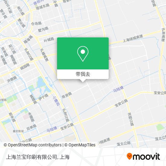 上海兰宝印刷有限公司地图