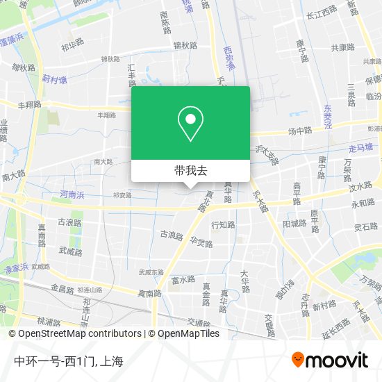 中环一号-西1门地图