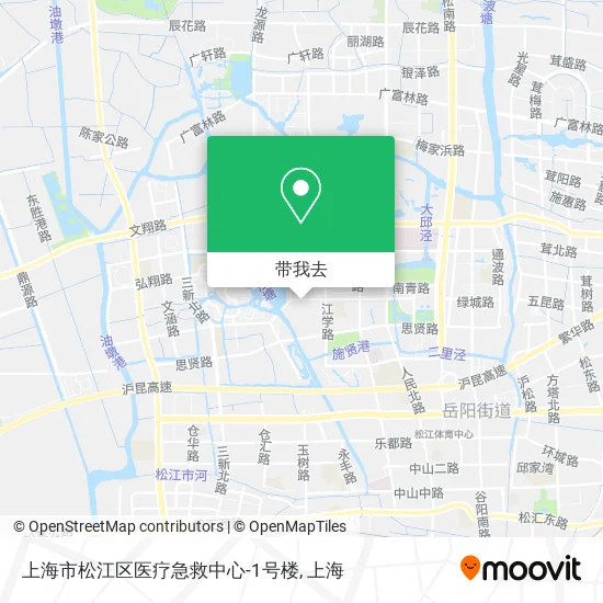 上海市松江区医疗急救中心-1号楼地图