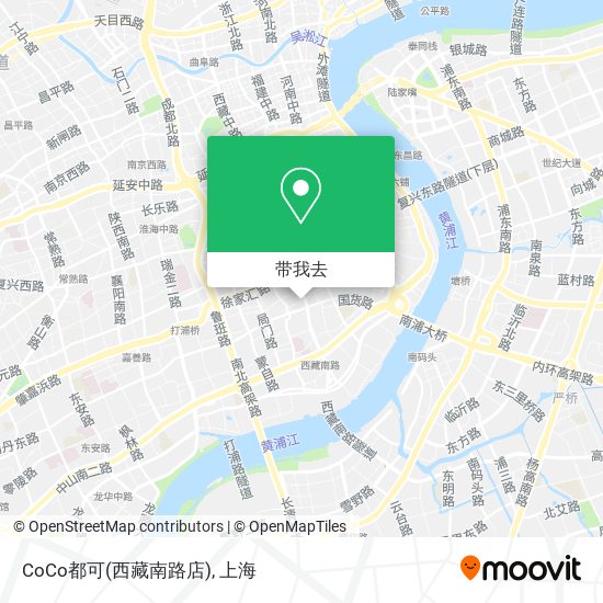 CoCo都可(西藏南路店)地图