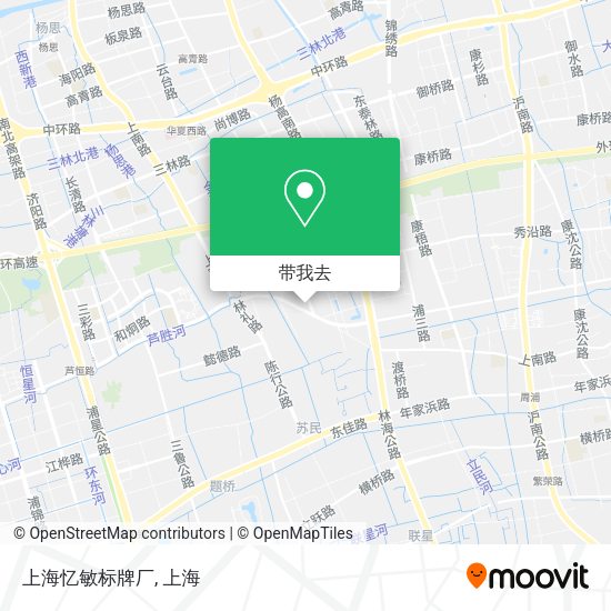 上海忆敏标牌厂地图
