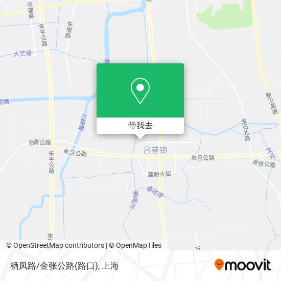 栖凤路/金张公路(路口)地图