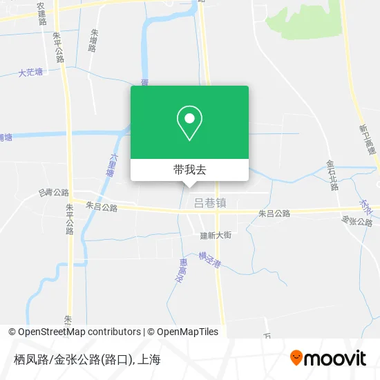 栖凤路/金张公路(路口)地图