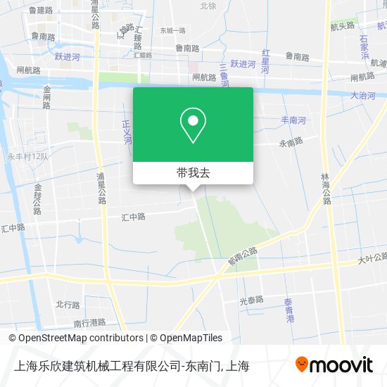 上海乐欣建筑机械工程有限公司-东南门地图