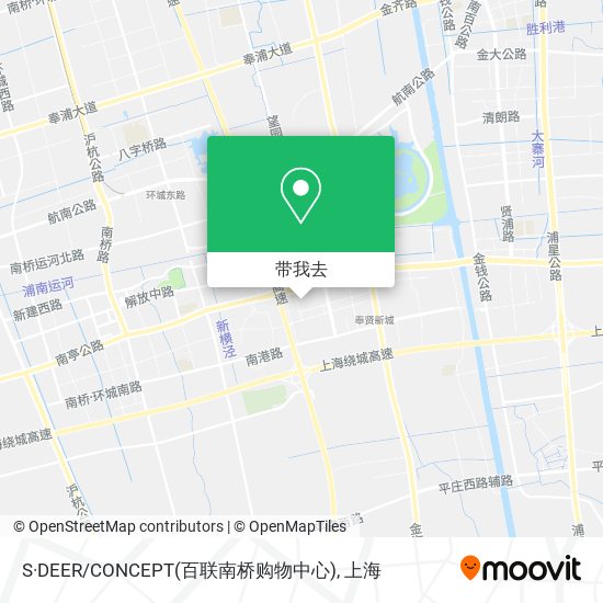 S·DEER/CONCEPT(百联南桥购物中心)地图