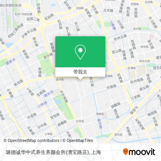 璐德诚华中式养生养颜会所(漕宝路店)地图