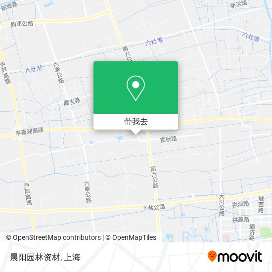 晨阳园林资材地图