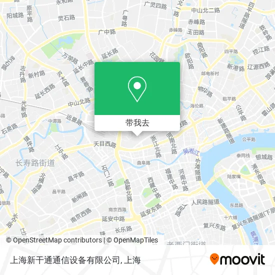 上海新干通通信设备有限公司地图