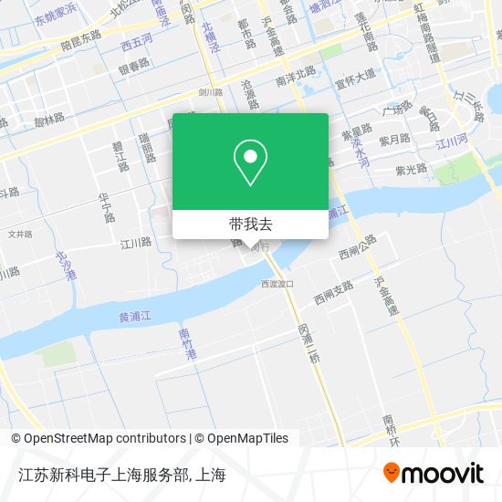 江苏新科电子上海服务部地图