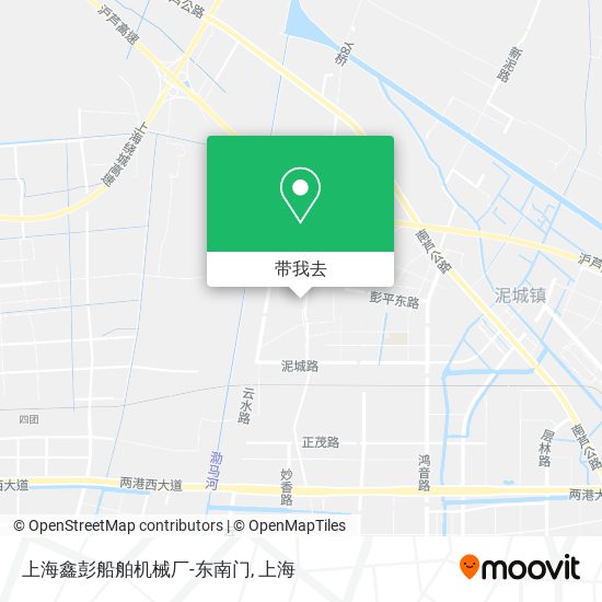 上海鑫彭船舶机械厂-东南门地图