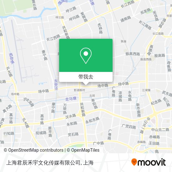 上海君辰禾宇文化传媒有限公司地图