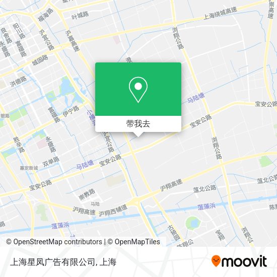 上海星凤广告有限公司地图