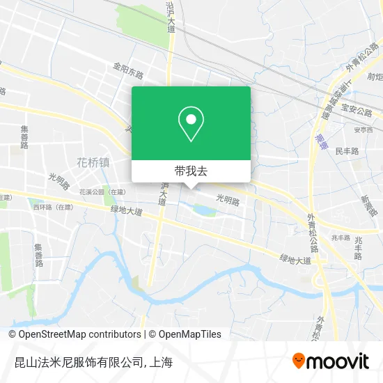 昆山法米尼服饰有限公司地图