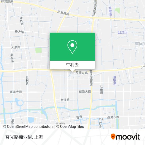 普光路商业街地图