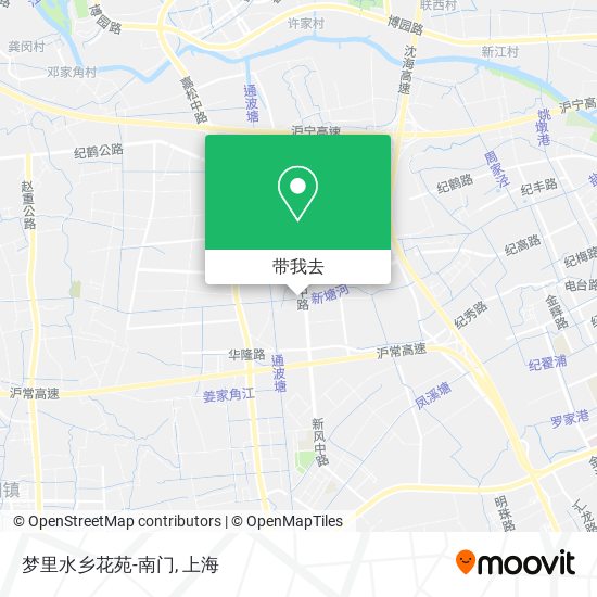 梦里水乡花苑-南门地图