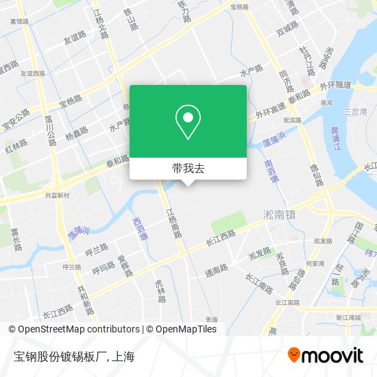 宝钢股份镀锡板厂地图
