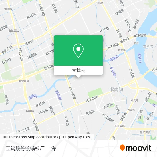 宝钢股份镀锡板厂地图
