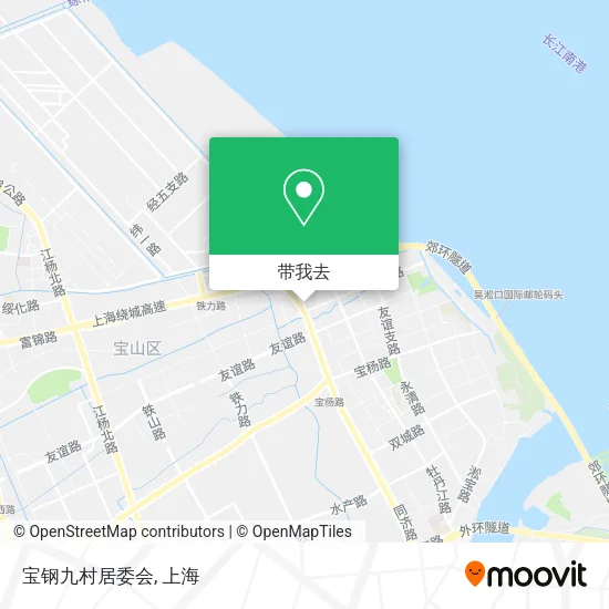 宝钢九村居委会地图