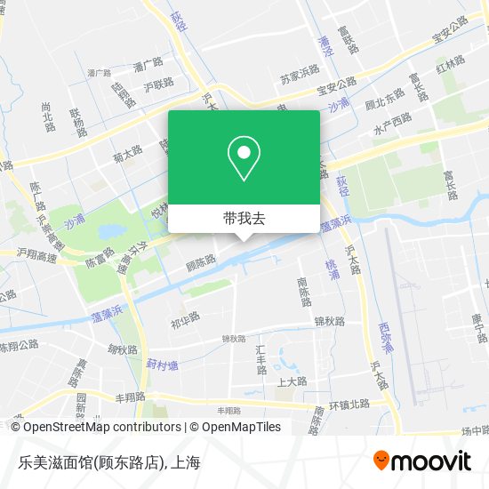 乐美滋面馆(顾东路店)地图