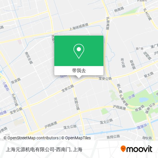 上海元源机电有限公司-西南门地图