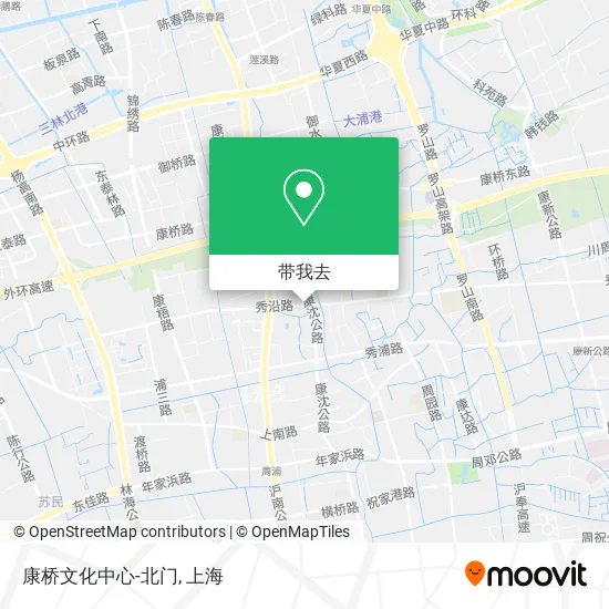 康桥文化中心-北门地图