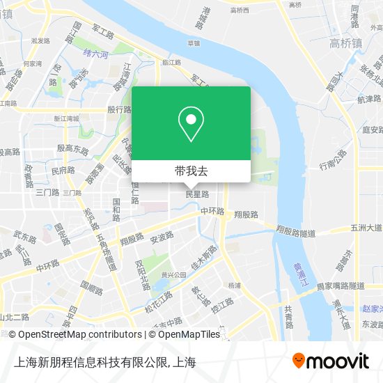 上海新朋程信息科技有限公限地图