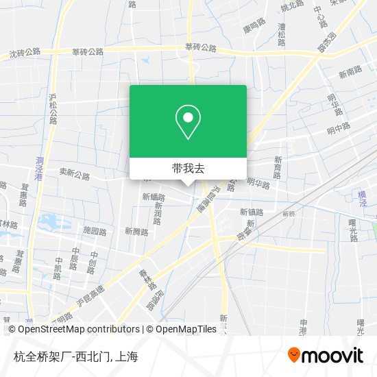杭全桥架厂-西北门地图