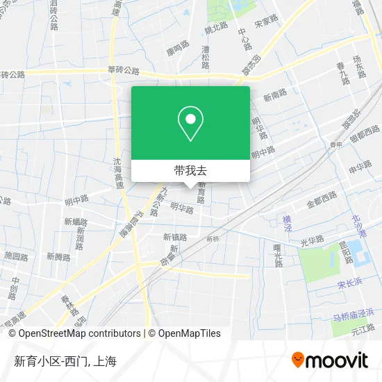 新育小区-西门地图