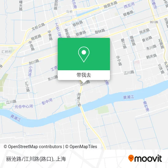 丽沧路/江川路(路口)地图