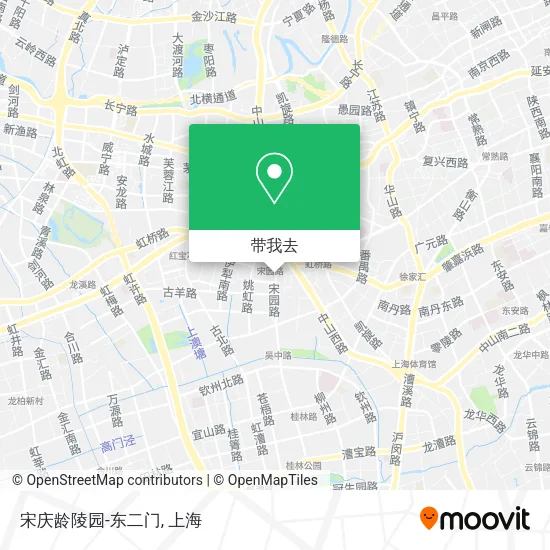 宋庆龄陵园-东二门地图