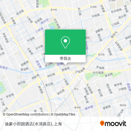 迪豪小田园酒店(水清路店)地图