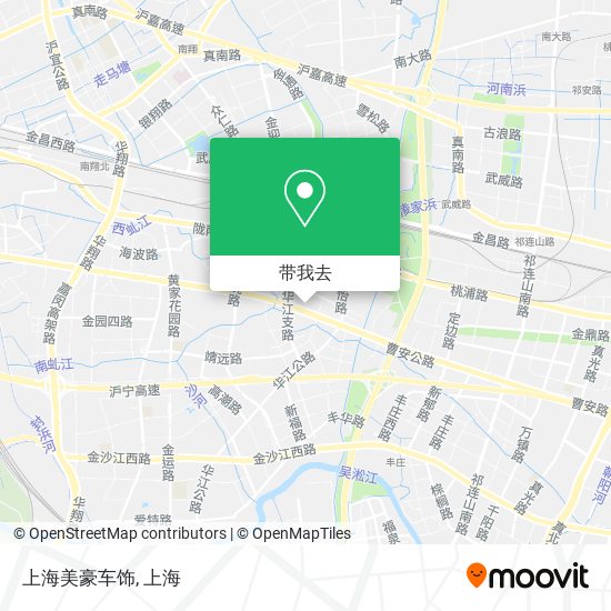 上海美豪车饰地图