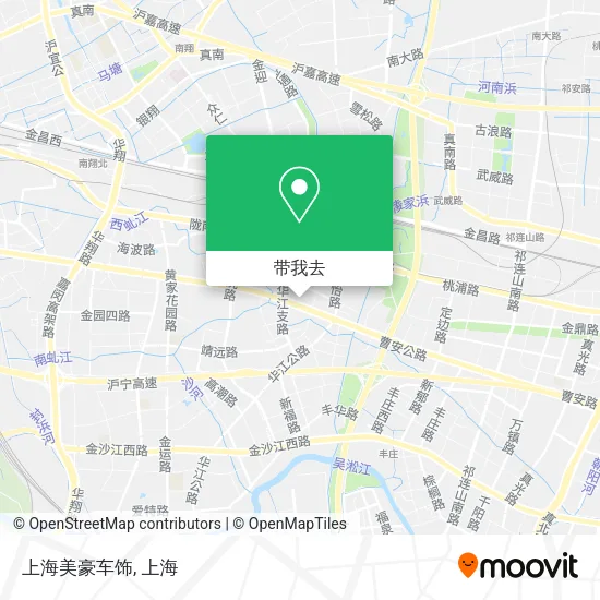 上海美豪车饰地图