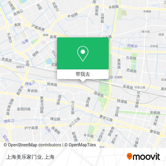 上海美乐家门业地图