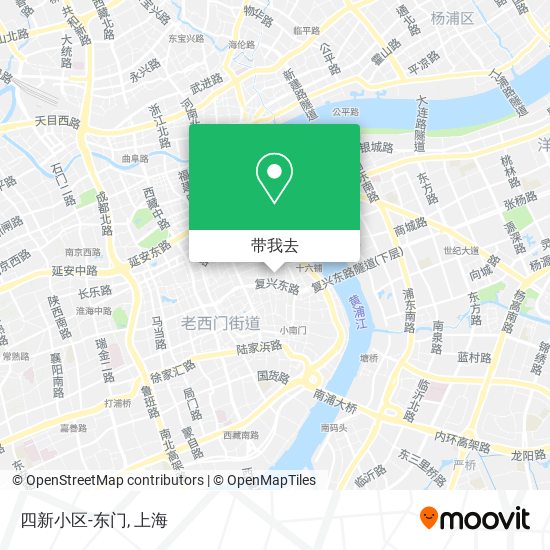 四新小区-东门地图