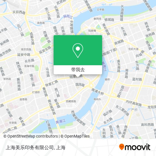 上海美乐印务有限公司地图