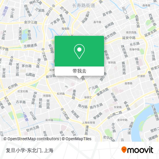 复旦小学-东北门地图
