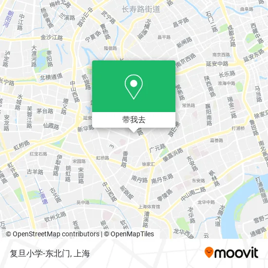 复旦小学-东北门地图