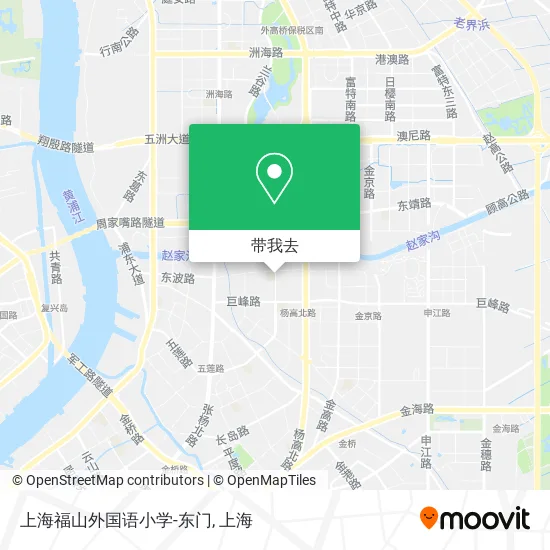 上海福山外国语小学-东门地图
