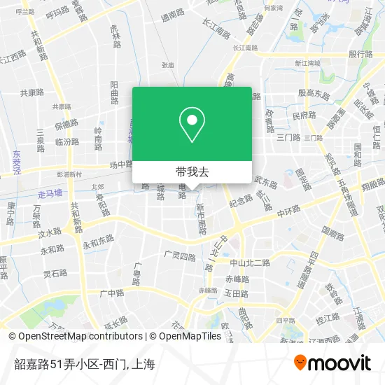韶嘉路51弄小区-西门地图