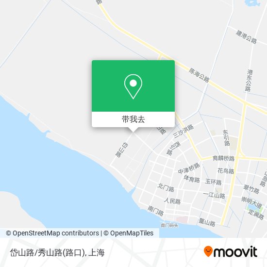 岱山路/秀山路(路口)地图