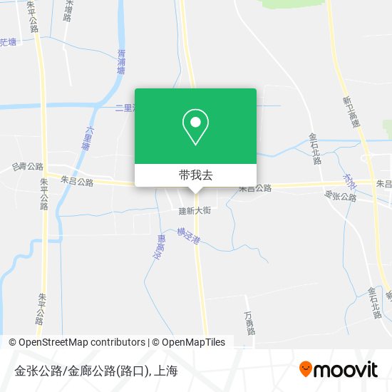 金张公路/金廊公路(路口)地图
