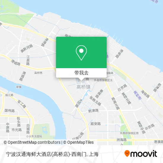 宁波汉通海鲜大酒店(高桥店)-西南门地图