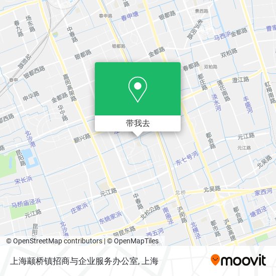 上海颛桥镇招商与企业服务办公室地图