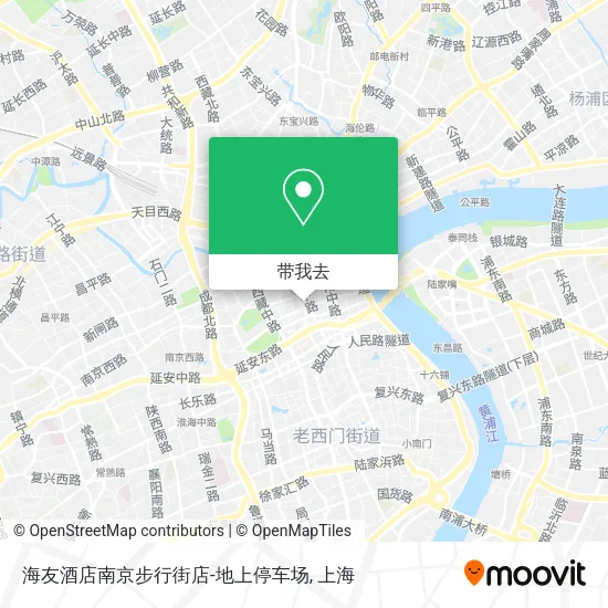 海友酒店南京步行街店-地上停车场地图