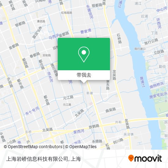 上海岩峤信息科技有限公司地图