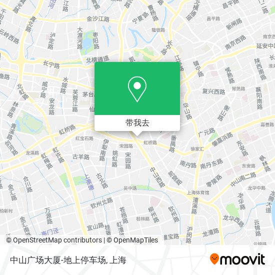 中山广场大厦-地上停车场地图