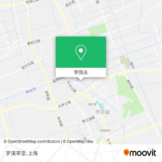 罗溪草堂地图