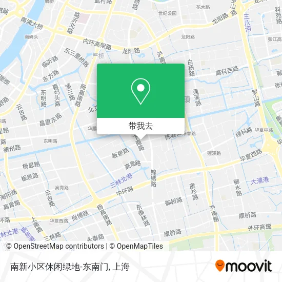 南新小区休闲绿地-东南门地图